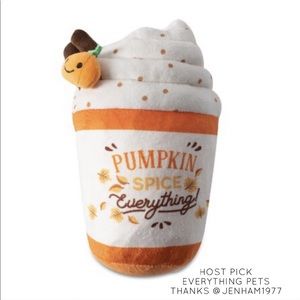 🆕 Fringe Studio Let’s Pumpkin Spice Plush Dog Toy